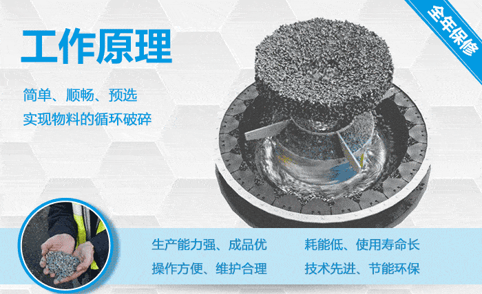 沖擊式制砂機破碎粒度均勻，粒形好看